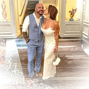 12th Tribe White Sequin Dress